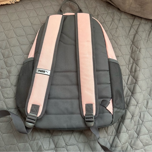 Pink and Gray Puma Backpack - Picture 4 of 4